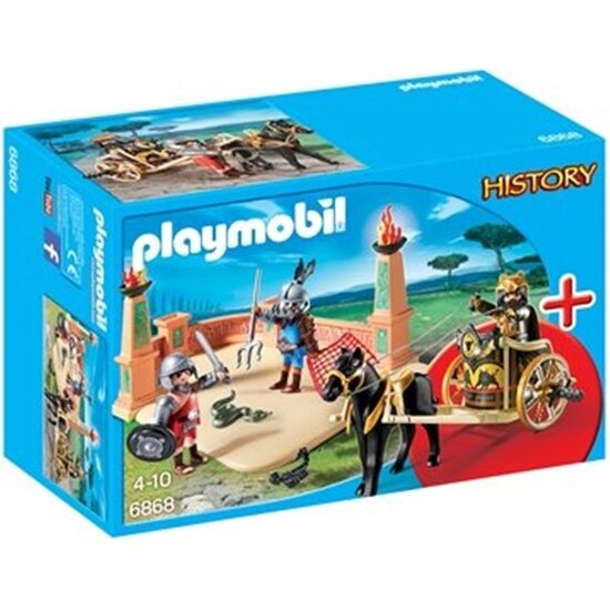 PLAYMOBIL ARENA GLADIADORES + CARRO image 0