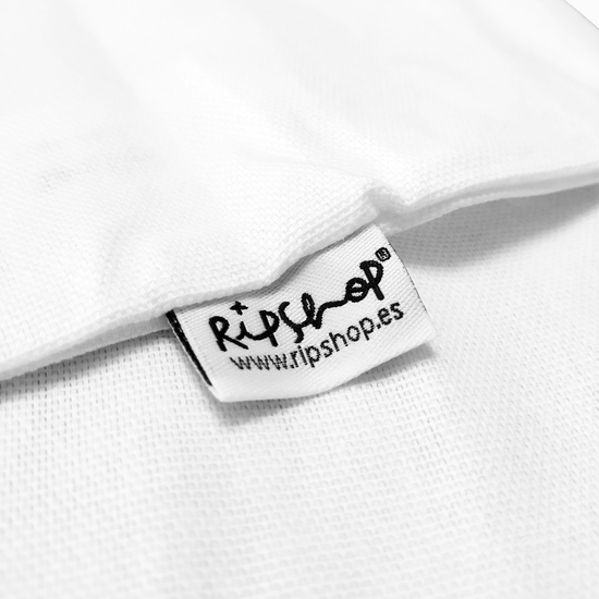 FUNDA COJIN RESINADO LISO BLANCO 30X50 image 3