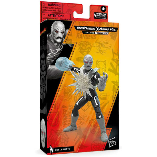 FIGURA SKELEPUTTY POWER RANGERS X COBRA KAI LIGHTNING 15CM image 0