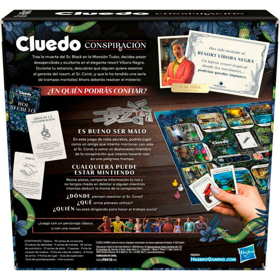 JUEGO MESA CLUEDO CONSPIRACION ESPAÑOL image 2