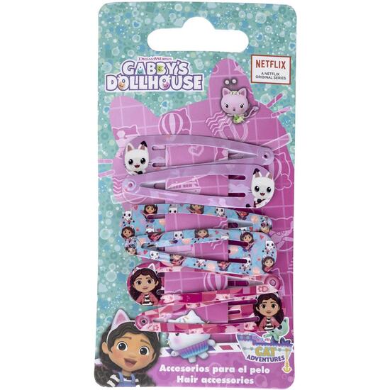 ACCESORIOS PELO CLIPS 6 PIEZAS GABBY´S DOLLHOUSE image 0