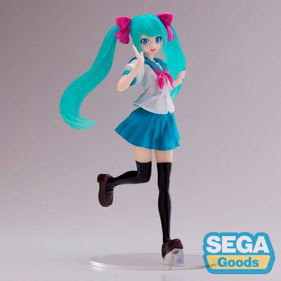 FIGURA HATSUNE MIKU LUMINASTA 16TH ANNIVERSARY KEI VER. HATSUNE MIKU 18CM image 0