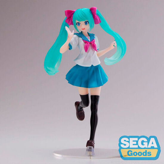 FIGURA HATSUNE MIKU LUMINASTA 16TH ANNIVERSARY KEI VER. HATSUNE MIKU 18CM image 1