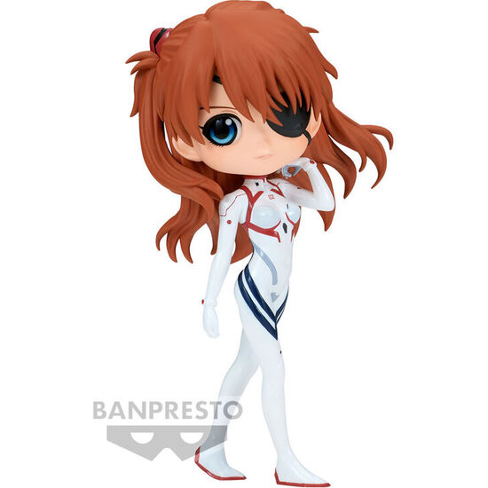 FIGURA ASUKA SHIKINAMI LANGLEY PLUGSUIT STYLE VER. A EVANGELION 3.0 Q POSKET 14CM image 0