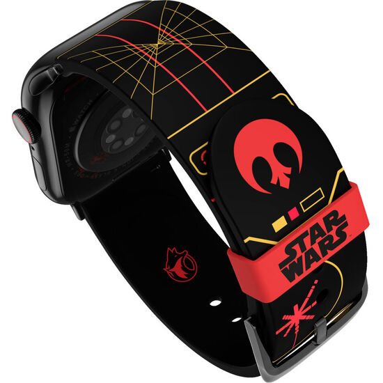 CORREA SMARTWATCH + ESFERAS DEATH STAR TRENCH RUN STAR WAS image 2