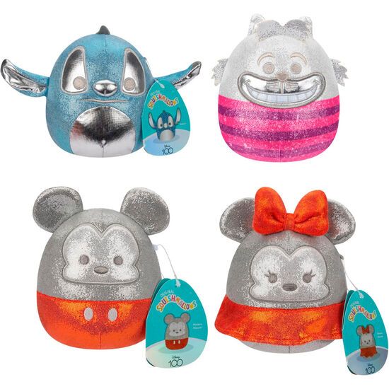 BLISTER 4 PELUCHES 100TH ANNIVERSARY DISNEY SQUISHMALLOWS 12CM image 4