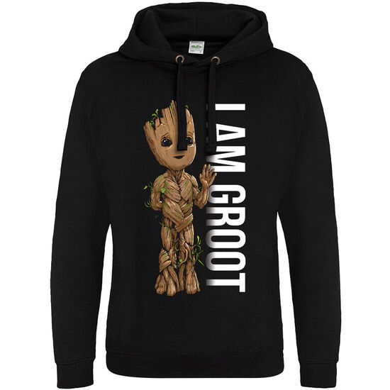 SUDADERA CAPUCHA PROFILE I AM GROOT MARVEL ADULTO image 0