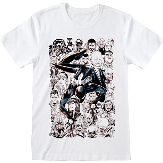 CAMISETA BLACK SUIT SPIDER MARVEL COMICS ADULTO image 0