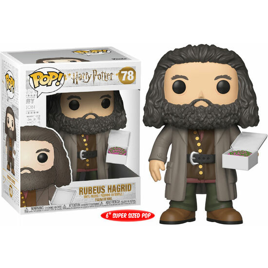 FIGURA POP HARRY POTTER HAGRID WITH CAKE 15CM image 0