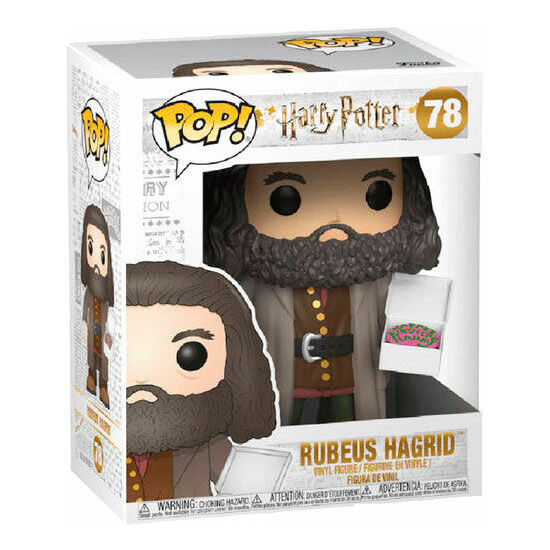 FIGURA POP HARRY POTTER HAGRID WITH CAKE 15CM image 1
