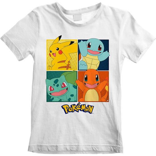 CAMISETA SQUARES POKEMON INFANTIL image 0