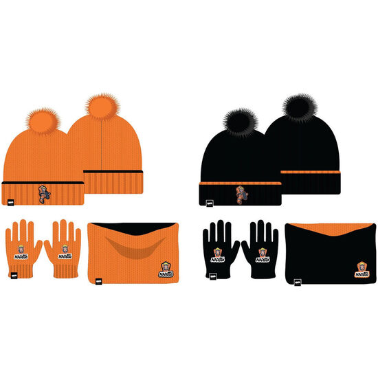 CONJUNTO GORRO GUANTES BRAGA CUELLO NARUTO SHIPPUDEN INFANTIL image 0