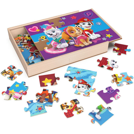 PUZZLE PATRULLA CANINA PAW PATROL 3X24PZS MADERA image 3