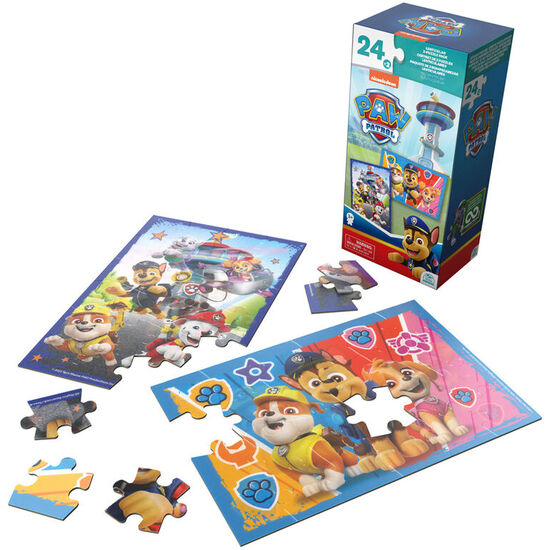 PUZZLE LENTICULAR PATRULLA CANINA PAW PATROL 2X24PZS image 1