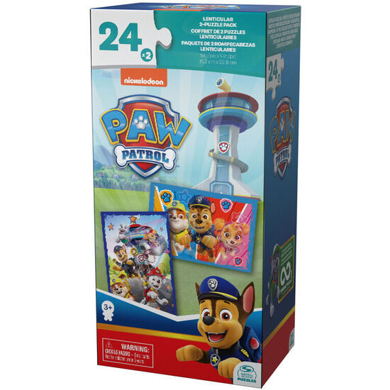 PUZZLE LENTICULAR PATRULLA CANINA PAW PATROL 2X24PZS image 3