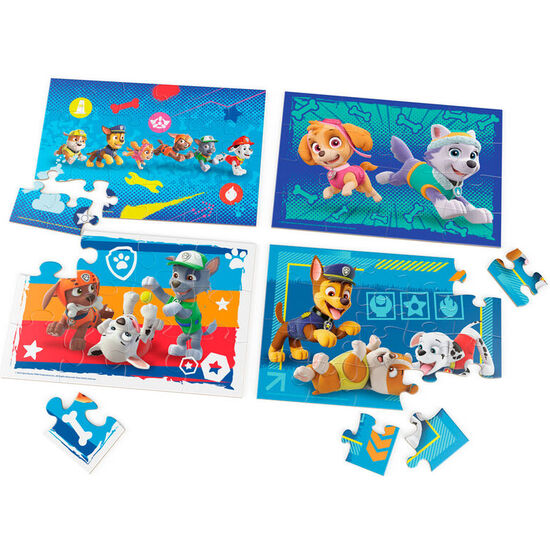 PUZZLE PROGRESIVO MADERA PATRULLA CANINA PAW PATROL 12-16-20-24PZS image 1