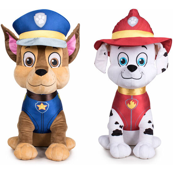 PELUCHE CHASE / MARSHALL PATRULLA CANINA PAW PATROL 19CM SURTIDO image 0