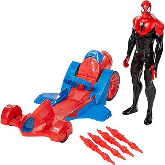 FIGURA SPIDERMAN + VEHICULO TITAN HERO SERIES MARVEL image 0