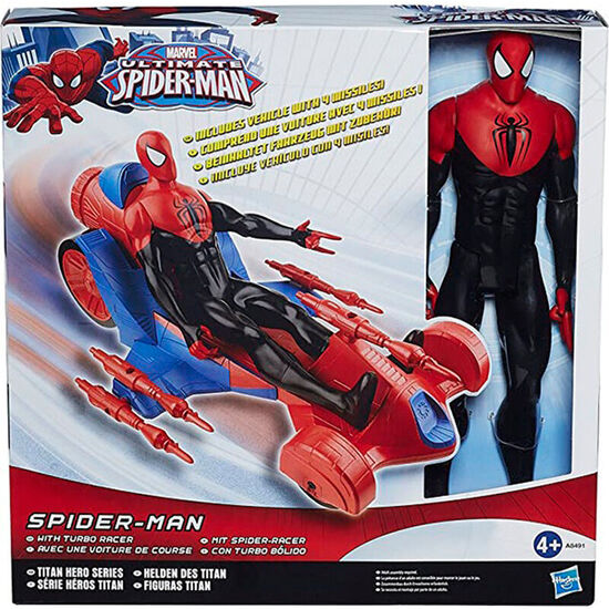 FIGURA SPIDERMAN + VEHICULO TITAN HERO SERIES MARVEL image 1