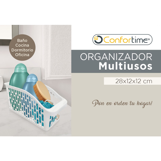 ORGANIZADOR MULTIUSOS PLÁSTICO 28X12X12CM CONFORTIME image 7