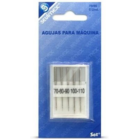 AGUJAS DE MAQUINA PLANO X5UNI. image 0