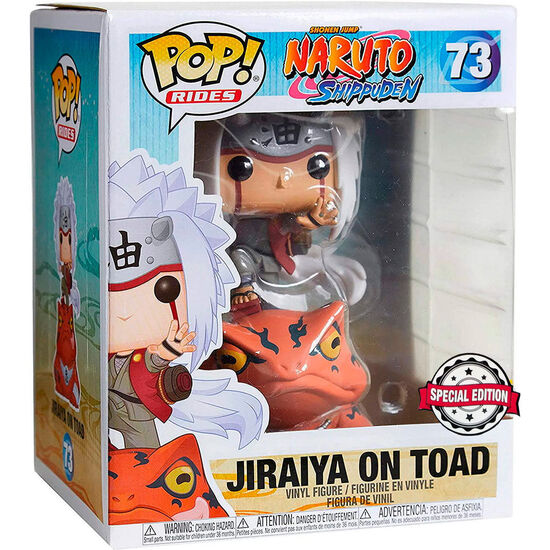 FIGURA POP NARUTO SHIPPUDEN JIRAIYA ON TOAD EXCLUSIVE image 0