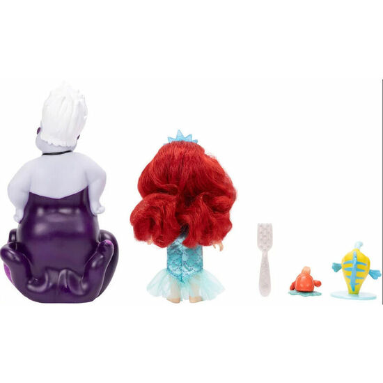 MUÑECA ARIEL + URSULA LA SIRENITA DISNEY 15CM image 1