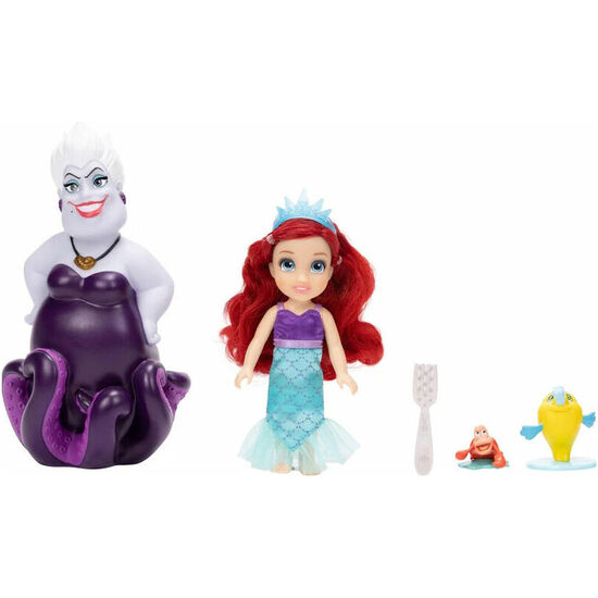 MUÑECA ARIEL + URSULA LA SIRENITA DISNEY 15CM image 2