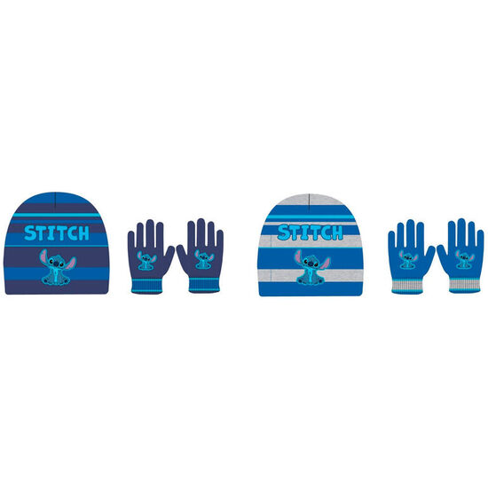 SET GORRO Y GUANTES STITCH DISNEY INFANTIL SURTIDO image 0