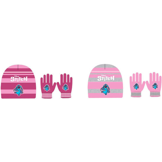 SET GORRO Y GUANTES STITCH DISNEY INFANTIL SURTIDO image 0
