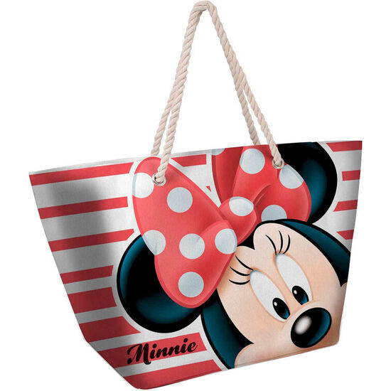 BOLSA PLAYA STRIPES MINNIE DISNEY image 0