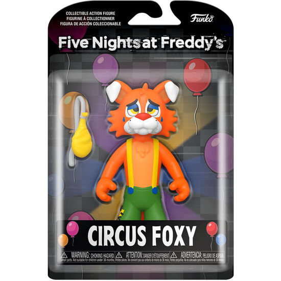 FIGURA ACTION FIVE NIGHTS AT FREDDYS CIRCUS FOXY 12,5CM image 0