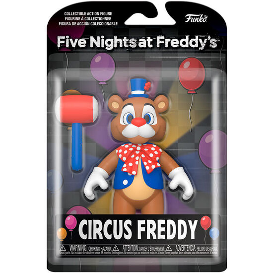 FIGURA ACTION FIVE NIGHTS AT FREDDYS CIRCUS FREDDY 12,5CM image 0