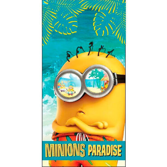 TOALLA PARADISE MINIONS MICROFIBRA image 0
