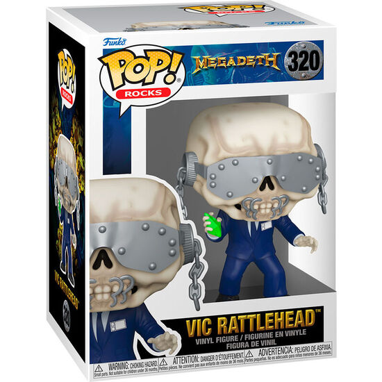 FIGURA POP MEGADETH VIC RATTLEHEAD image 0