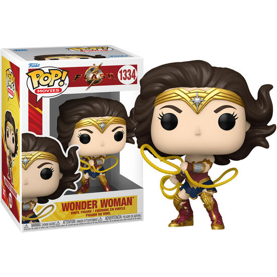 FIGURA POP DC COMICS THE FLASH WONDER WOMAN image 0