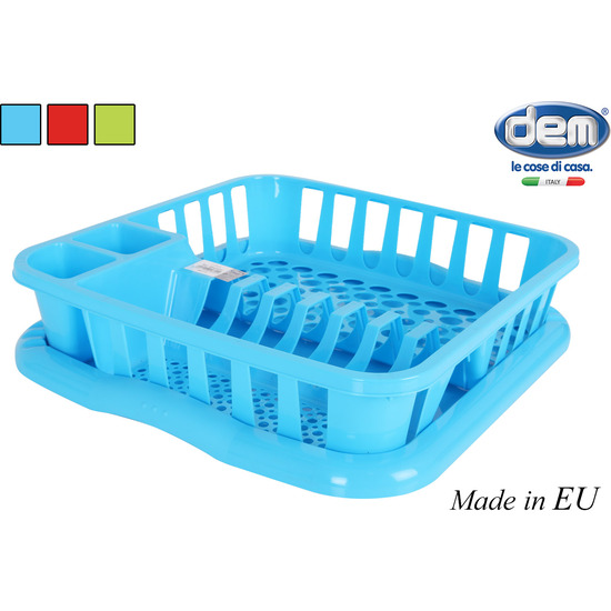 DISH DRAINER 37X34,5X8CM COLORS image 0