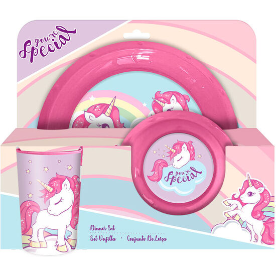 SET DESAYUNO UNICORNIO YOU ARE SPECIAL DISNEY image 0