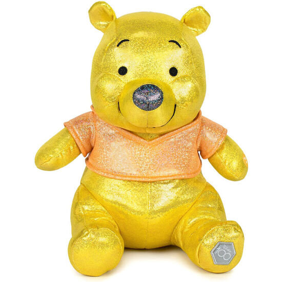 PELUCHE WINNIE THE POOH GLITTER 100TH ANNIVERSARY DISNEY 28CM image 0