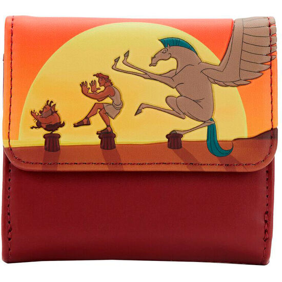 CARTERA SUNSET BIFOLD 25TH ANNIVERSARY HERCULES DISNEY LOUNGEFLY image 0