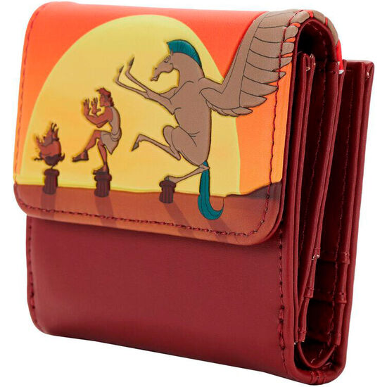 CARTERA SUNSET BIFOLD 25TH ANNIVERSARY HERCULES DISNEY LOUNGEFLY image 1