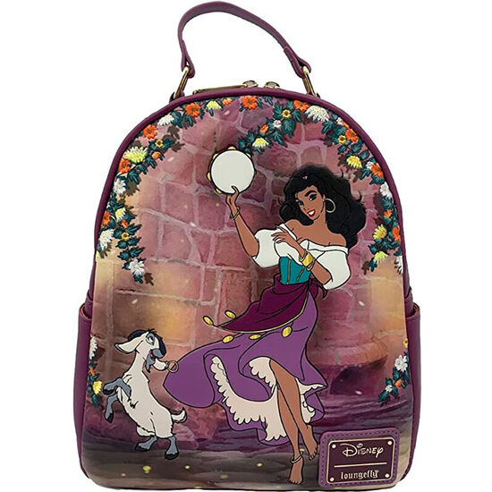 MOCHILA ESMERALDA EL JOROBADO DE NOTRE DAM DISNEY LOUNGEFLY 26CM image 0