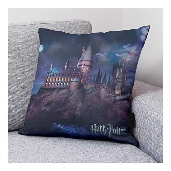 FUNDA DE COJÍN GO TO HOGWARTS A 50X50 HARRY POTTER image 1