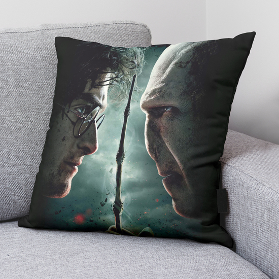 FUNDA DE COJÍN HARRY VS VOLDEMORT A 50X50 HARRY POTTER image 1