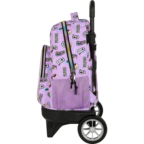 MOCHILA GDE. C/RUEDAS COMPACT EVOL. EXT. MONSTER HIGH "BEST BOOS" image 2