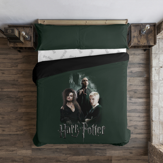 FUNDA NÓRDICA MICROSATÉN MODELO DEATH EATERS PARA CAMA DE 150/160 (240X220 CM) image 0