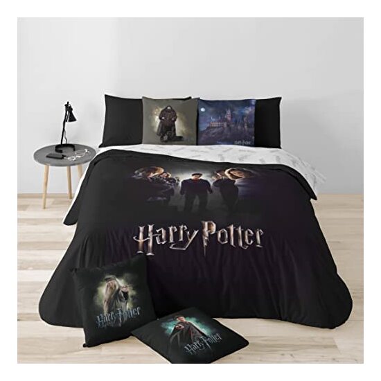 FUNDA NÓRDICA MICROSATÉN MODELO DUMBLEDORES ARMY PARA CAMA DE 80 (140X200 CM.) image 0