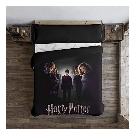 FUNDA NÓRDICA MICROSATÉN MODELO DUMBLEDORES ARMY PARA CAMA DE 80 (140X200 CM.) image 1