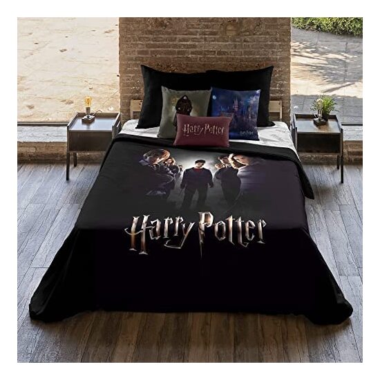 FUNDA NÓRDICA MICROSATÉN MODELO DUMBLEDORES ARMY PARA CAMA DE 80 (140X200 CM.) image 3