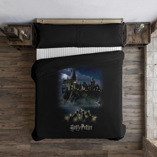 FUNDA NÓRDICA MICROSATÉN MODELO GO TO HOGWARTS PARA CAMA DE 90 ( 155X220 CM.) image 0